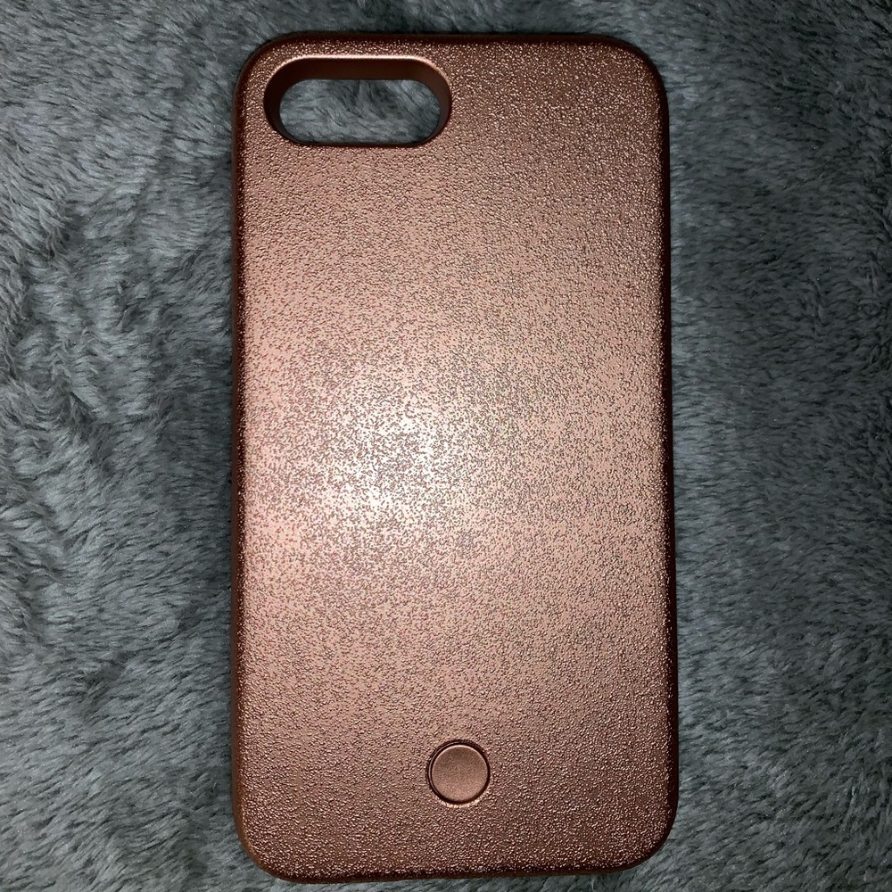 Rose Gold iPhone 7/8 Plus light up case